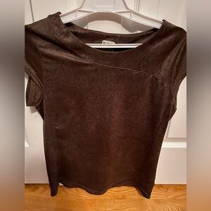 Columbia Brown Patterned Top